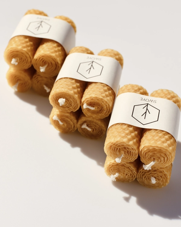 świeca klasyczna z wosku pszczelego swoye 5