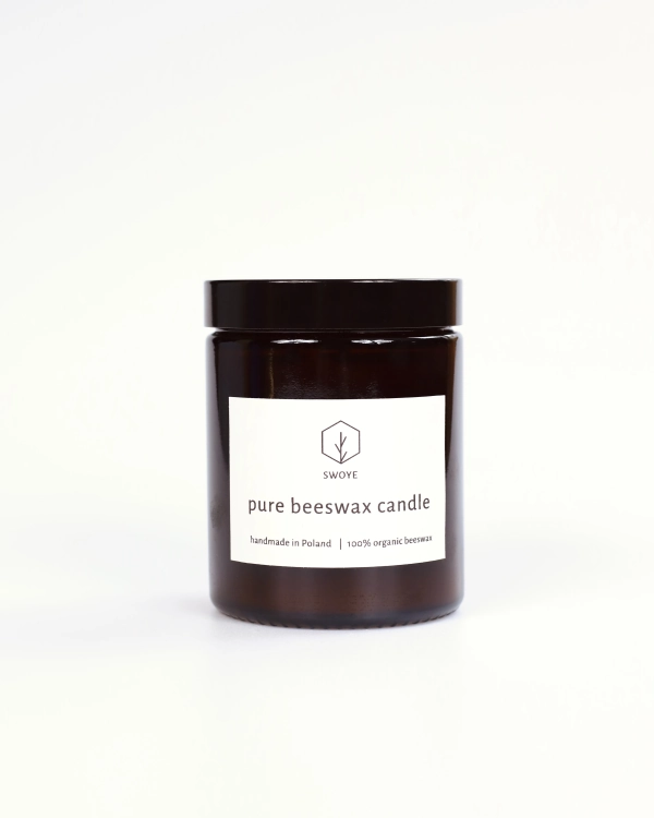 Świeca miodowa w słoju 180ml